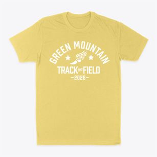 Green Mountain Union High School Track and Field Classic Dad T-Shirt