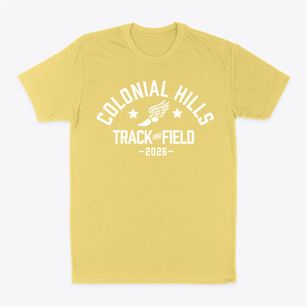Colonial Hills Christian Academy Track and Field Classic Dad T-Shirt