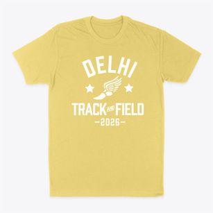 Delhi Junior High School Track and Field Classic Dad T-Shirt