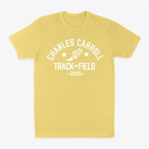 Charles Carroll Of Carrollton Elementary Track and Field Classic Dad T-Shirt