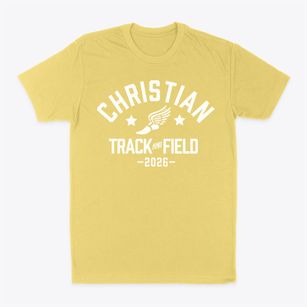 Christian Liberty School Track and Field Classic Dad T-Shirt