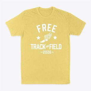 Free School Track and Field Classic Dad T-Shirt
