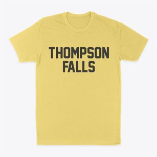 Thompson Falls Montana Classic Block Classic Dad T-Shirt