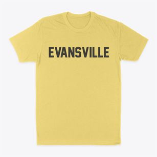 Evansville Indiana Classic Block Classic Dad T-Shirt