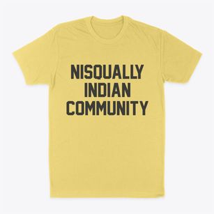 Nisqually Indian Community Washington Classic Block Classic Dad T-Shirt