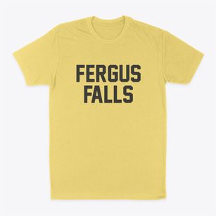 Fergus Falls Minnesota Classic Block Classic Dad T-Shirt