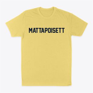Mattapoisett Massachusetts Classic Block Classic Dad T-Shirt