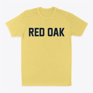 Red Oak Iowa Classic Block Classic Dad T-Shirt