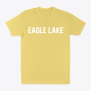 Eagle Lake Pennsylvania Classic Block Classic Dad T-Shirt