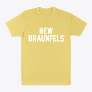 New Braunfels Texas Classic Block Classic Dad T-Shirt