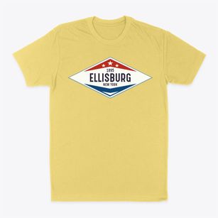 Ellisburg New York Diamond Star Classic Dad T-Shirt