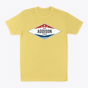 Addison Illinois Diamond Star Classic Dad T-Shirt