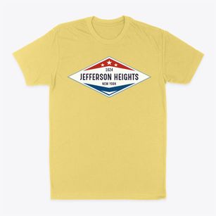 Jefferson Heights New York Diamond Star Classic Dad T-Shirt