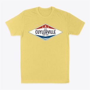 Cuylerville New York Diamond Star Classic Dad T-Shirt