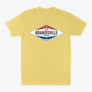 Brandsville Missouri Diamond Star Classic Dad T-Shirt
