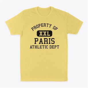Paris New York Athletic Dept Classic Dad T-Shirt