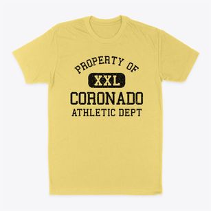 Coronado California Athletic Dept Classic Dad T-Shirt