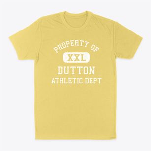 Dutton Montana Athletic Dept Classic Dad T-Shirt