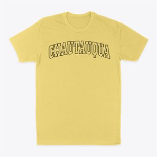 Chautauqua New York Trendy Block Classic Dad T-Shirt