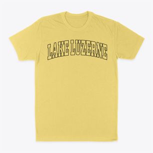 Lake Luzerne New York Trendy Block Classic Dad T-Shirt