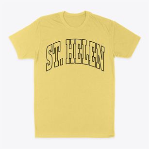 St. Helen Michigan Trendy Block Classic Dad T-Shirt