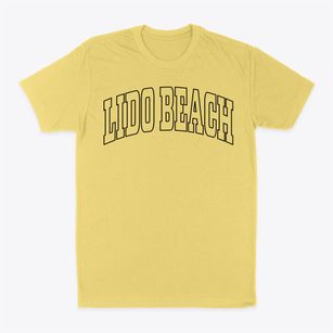 Lido Beach New York Trendy Block Classic Dad T-Shirt