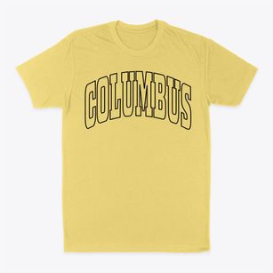 Columbus Nebraska Trendy Block Classic Dad T-Shirt