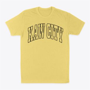Kaw City Oklahoma Trendy Block Classic Dad T-Shirt
