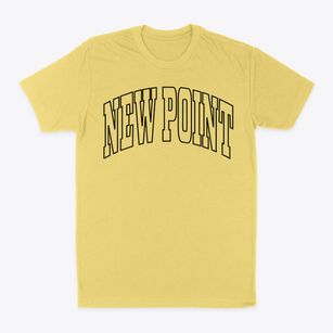 New Point Indiana Trendy Block Classic Dad T-Shirt