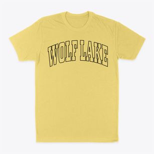 Wolf Lake Minnesota Trendy Block Classic Dad T-Shirt