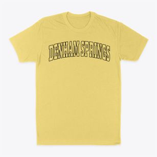 Denham Springs Louisiana Trendy Block Classic Dad T-Shirt