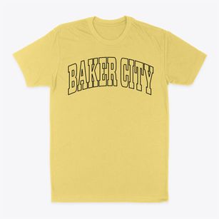 Baker City Oregon Trendy Block Classic Dad T-Shirt