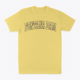 Fontana Dam North Carolina Trendy Block Classic Dad T-Shirt