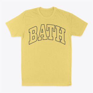 Bath Maine Trendy Block Classic Dad T-Shirt