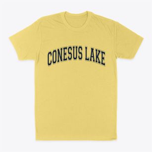 Conesus Lake New York Varsity Classic Dad T-Shirt