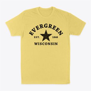 Evergreen Wisconsin Star Classic Dad T-Shirt