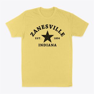 Zanesville Indiana Star Classic Dad T-Shirt