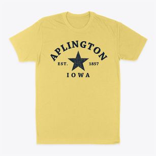 Aplington Iowa Star Classic Dad T-Shirt