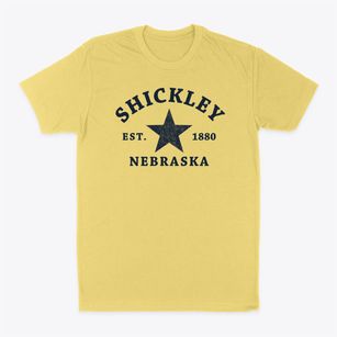 Shickley Nebraska Star Classic Dad T-Shirt