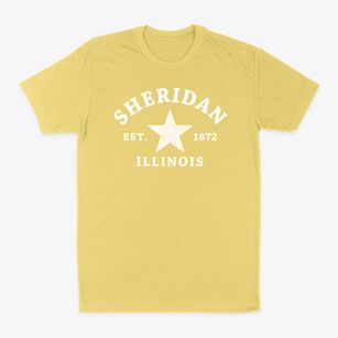 Sheridan Illinois Star Classic Dad T-Shirt