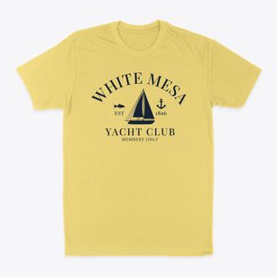 White Mesa Utah Yacht Club Classic Dad T-Shirt