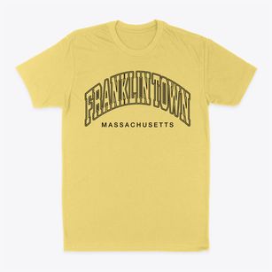 Franklin Town Massachusetts Inline Classic Dad T-Shirt