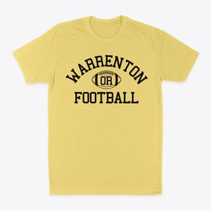 Warrenton Oregon Football Classic Dad T-Shirt