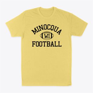 Minocqua Wisconsin Football Classic Dad T-Shirt