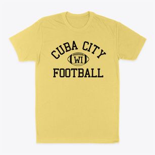 Cuba City Wisconsin Football Classic Dad T-Shirt