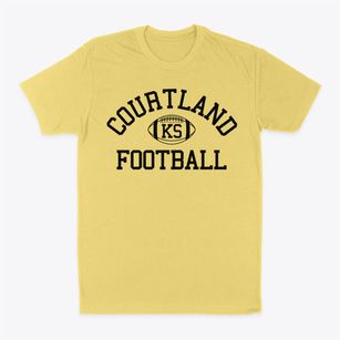 Courtland Kansas Football Classic Dad T-Shirt