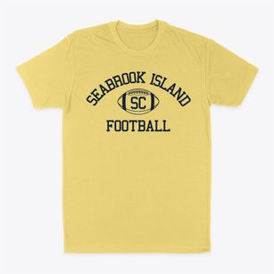 Seabrook Island South Carolina Football Classic Dad T-Shirt
