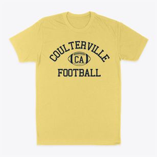 Coulterville California Football Classic Dad T-Shirt