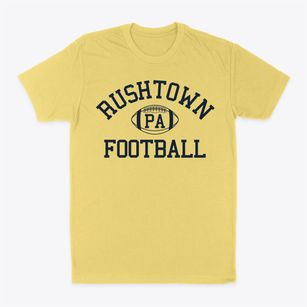 Rushtown Pennsylvania Football Classic Dad T-Shirt