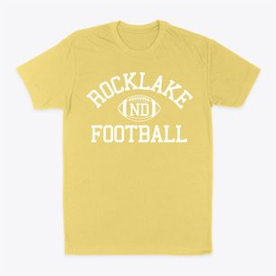 Rocklake North Dakota Football Classic Dad T-Shirt